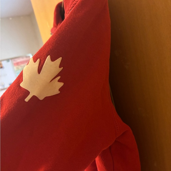 Roots Red Quarter-Zip with Whistler Logo - Picture 5 of 6